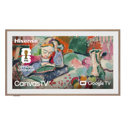 Hisense 65-Inch Class QLED 4K S7N CanvasTV™ Series Dolby Vision HDR Google Smart TV (65S7N) - 144Hz, Art Mode, Anti-Glare Panel, Hi-Matte Display, Frame & UltraSlim Wall Mount Included