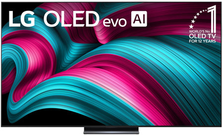 LG 83-Inch Class OLED evo AI 4K C5 Series Smart TV w/Dolby Atmos, Dolby Vision, HDR10, AI Super Upscaling 4K, Filmmaker Mode, Wow Orchestra, Alexa Built-in (OLED83C5PUA, 2025)