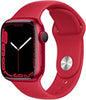 Apple Watch Series 7 GPS, 41mm (Product) RED Aluminum Case with (Product) RED Sport Band - Regular