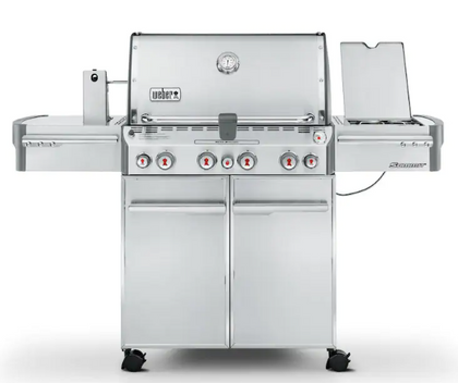 Weber Summit S-470 Liquid Propane Gas Grill With 4 Burners And Rotisserie System - Stainless Steel 7170001