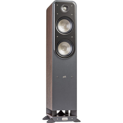 Polk Audio Signature Series S55 Floorstanding Speaker (Classic Brown Walnut, Single)